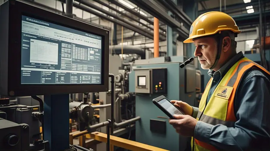 Online vibration monitoring system